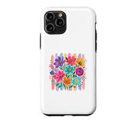 Vibrant Painterly Floral Bouquet Brushstrokes Case for iPhone 11 Pro