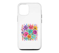 Vibrant Painterly Floral Bouquet Brushstrokes Case for iPhone 12/12 Pro