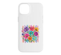 Vibrant Painterly Floral Bouquet Brushstrokes Case for iPhone 14 Plus