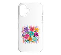 Vibrant Painterly Floral Bouquet Brushstrokes Case for iPhone 16