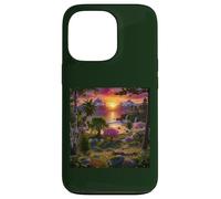 Vibrant Paradise Mountain Sunrise Nature Landscape Art Case for iPhone 13 Pro