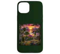 Vibrant Paradise Mountain Sunrise Nature Landscape Art Case for iPhone 15 Plus