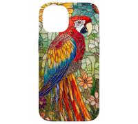 Vibrant Parrot with Sunset Glow and Flora Case for iPhone 14