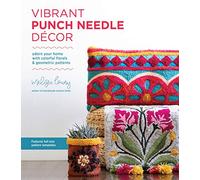 Vibrant Punch Needle Décor: Adorn Your Home with Colorful Florals and Geometric Patterns