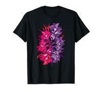 Vibrant Purple and Pink Tropical Orchid Bouquet T-Shirt