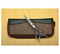 Vibrant Red Japan 440C Steel Hairdressing Scissors - Durable Thinning & Cutting Shears For Stylists & DIY Use(Silvery Thin Add Bag)