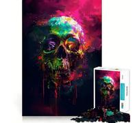 Vibrant Requiem Jigsaw Puzzle 1000 Piece Creative Skill Toy Clean Cut Sturdy Components Travel-friendly Brain Game Gift (50x75cm)