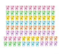 Vibrant Resin Koala Miniatures (90 Pack) Enchanting Decorations for Gardens and Artistic Projects