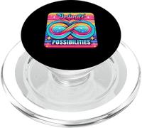 Vibrant Retro Infinity Symbol Limitless Potential Design PopSockets PopGrip for MagSafe