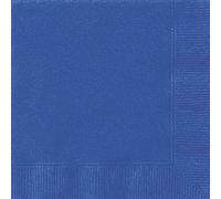 Vibrant Royal Blue Luncheon Napkins (16cm) 20 Count - Premium Disposable Napkins for Parties and Events