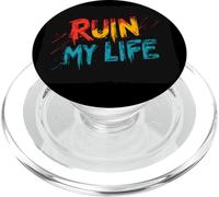Vibrant Ruin my Life Speech PopSockets PopGrip for MagSafe