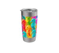 Vibrant Seahorse Dopamine Ocean Pattern Art Stainless Steel Insulated Tumbler