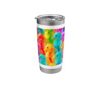 Vibrant Seahorse Dopamine Ocean Pattern Art Stainless Steel Insulated Tumbler
