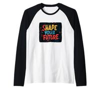 Vibrant Shape your Future Costume Raglan Baseball Tee