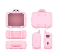 Vibrant Silicone Protective Case for JBL GO5 - Shockproof, Drop-Resistant, Easy to Clean，pink