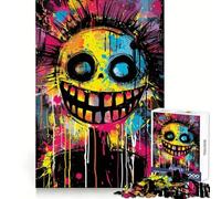 Vibrant Smiles Crazy Vibes Adult Jigsaw Puzzle1000 Pieces Memory Enhance Restful Pleasure Accurate Cut Ideal Present (38x26cm)