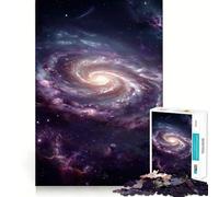 Vibrant Spiral Galaxy in Deep Space 1000 Piece Jigsaws Creative Skill Toy Tight Lock No Loose Pieces Bonding Activity for Loved Ones (50x75cm)