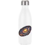 Vibrant Spiral Galaxy with Planets Vacuum Insulated Thermal Water Bottle White
