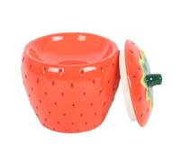 Vibrant Strawberry Oil Burner - Whimsical Novelty Wax Melter for Decorative Home Decor