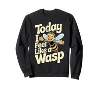 Vibrant Sweet Awesome Bug Cool Unique Backyard Vivid Wasp Sweatshirt