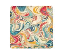 vibrant tie dye pop art Magic Makeup Travel Bag Cloth Makeup Bag Organizer Wrap Camera Lens Cloth Wrapper For Toiletries Size 21.7x21.7in