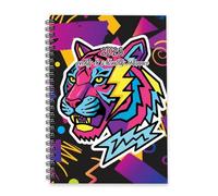 Vibrant Tiger Head 2026 Planner Diary A5 To Do List Notebook Planners Diary 2026 Women Notebook for Business Week To View Monthly Year Planner with Dotted Line Note Page Slim