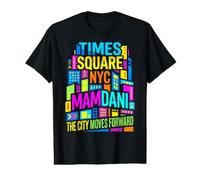 Vibrant Times Square NYC Souvenir Cityscape Mamdani My Mayor Value Graphic T-Shirt