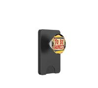 Vibrant To be Honest Emblem PopSockets PopWallet for MagSafe