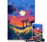Vibrant Tomorrows Gate Jigsaw Puzzle 1000 Piece for Adults Cognitive Workout Casual Enjoyment No Rough Edges Memorable Gift (38x26cm)