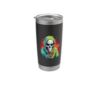 Vibrant Undead Horrors Haunting Halloween Characters Merch Stainless Steel Insulated Tumbler