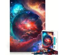Vibrant Universe Artwork Jigsaw Puzzle 1000 Think Boost Game Tight Lock No Loose Pieces Interactive Brain Challenge for Home (50x75cm)