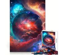 Vibrant Universe Artwork Jigsaw Puzzles 1000 Pieces for Teenagers Sharp Recall Restful Pleasure Uniform Cut Ideal Xmas Gift (50x75cm)
