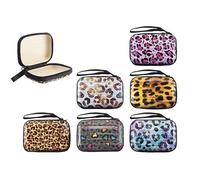 Vibrant & Versatile Leopard Print Coin Purse/headphone Case - Assorted Design & Stylish Storage Solution - Perfect for Everyday Essentials - 1 Pc