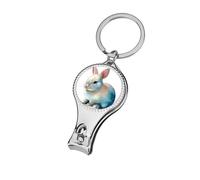 Vibrant Watercolor A Rabbit Nail Clippers Toenail Clipper Cutters Professional Nail Trimmer Nail Cuticle Cutter for Women Men