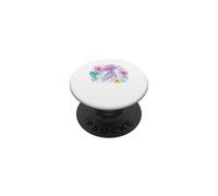 Vibrant Watercolor Jellyfish Tropical Floral Art PopSockets Adhesive PopGrip