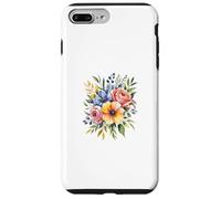 Vibrant Watercolor Rose Poppy Floral Design Case for iPhone 7 Plus/8 Plus