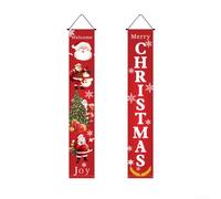 Vibrant Xmas Decorations Festive Welcome Banner for Doors and Porches This Holiday Season (A)