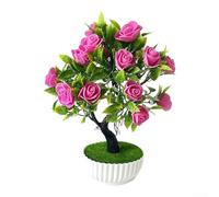 Vibrant20-Bloom Artificial Tree In Stylish White Pot - 6 Colors!(B)