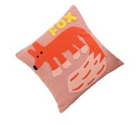 Vibranting Animal Designs Cushion Cover Polyester Cotton Blend Long Time Color Home Decoration Accessory Animal Embroidered Pillow Cover