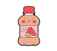 Vibranting Fruit Themed Drink Bottle Brooch Crafted From Sturdy Alloy for Long Time Use Fruit Theme Brooch