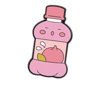 Vibranting Fruit Themed Drink Bottle Brooch Crafted From Sturdy Alloy for Long Time Use Fruit Theme Brooch