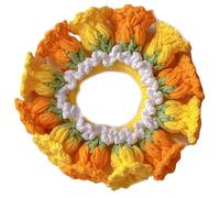 Vibranting Handmade Crochet Floral Headband Soft Kniting Hair Fashion Accessory For Stylish Outfits Casual Wear