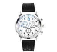 Vibrating Alarm Bracelet Quartz Watches Watch Casual Men's Watch (D, One Size)