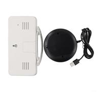 Vibrating Alarm Clock with Stylish Mirror Design, Adjustable Brightness and Snooze Function for a Peaceful Up