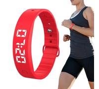 Vibrating Alarm Watch - Vibrating Alarm Reminder Watch | Fitness Tracker Sleep Monitor Bracelet, Rechargeable Fitness Tracker For Adults Kids, Calorie Counter, 8 Alarms, Portable For Travel Home