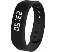 Vibrating Alarm Wristband Clock,Bracelet Smart Digital Watch for Heavy Sleepers,Waterproof Wrist Watch,Effective Onyx Couples Travel Silent Alarm Wake up Wrist Bracelets for Men and Women (Black)