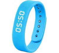 Vibrating Alarm Wristband Clock,Bracelet Smart Digital Watch for Heavy Sleepers,Waterproof Wrist Watch,Effective Onyx Couples Travel Silent Alarm Wake up Wrist Bracelets for Men and Women (Blue)