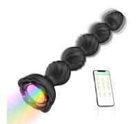 Vibrating Anal Beads Vibrator Sex Toys for Couples, App Controlled Silicone Anal & G Spot Stimulation Prostate Massager for Adult with 9 Vibration Modes for Men Women Pleasure