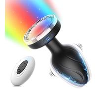Vibrating Butt Plug, Anal Plug with Flashing Light Base, Anal Sex Toys for Men Vibrator, Prostate Massager Adult Toys for Men's Sex, Toys/Woman Sex Anal Vibrator for Her Adult Pleasure