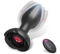 Vibrating Butt Plug Anal Toys - Anal Vibrator Sex Toys for Men with 10 Modes Anal Plug Adult Toys with Soft Silicone Women Vibrators Sex Toy for Anal Stimulation Sex Toys4mens UK